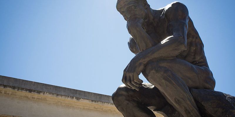 Rodin's The Thinker - photo by Drflet